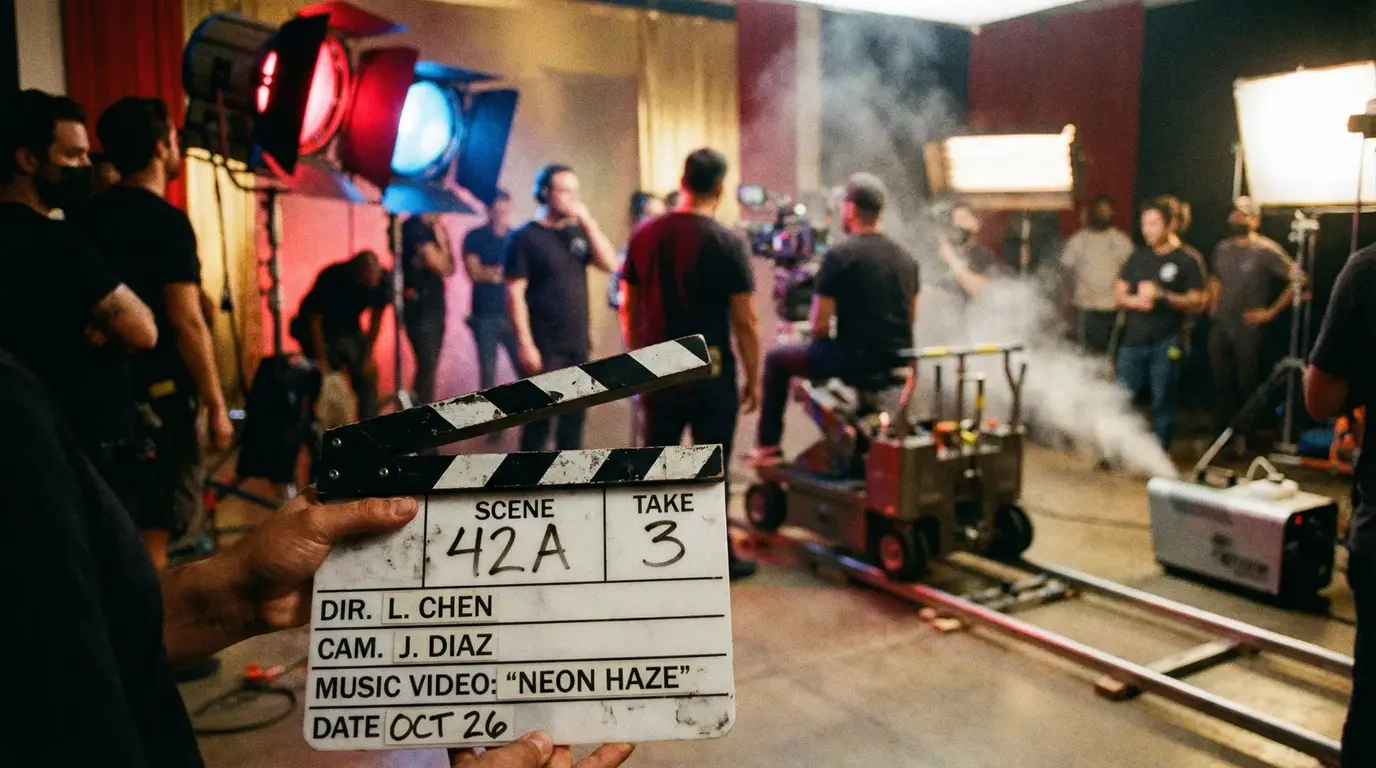 音乐视频幕后拍摄现场 - MV视觉志 深度解析